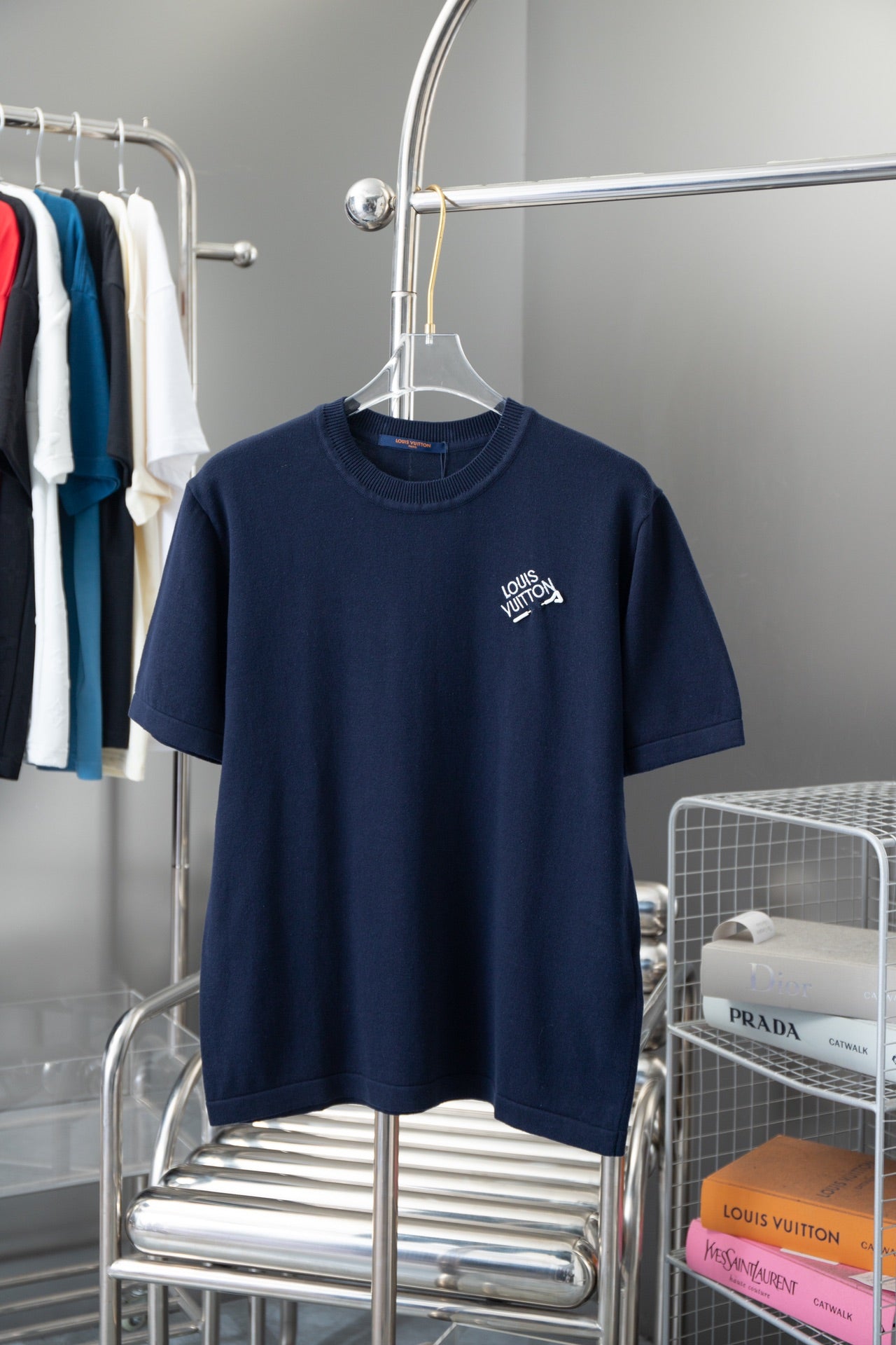 1203 New high quality pin π§· short sleeve knit T-shirt