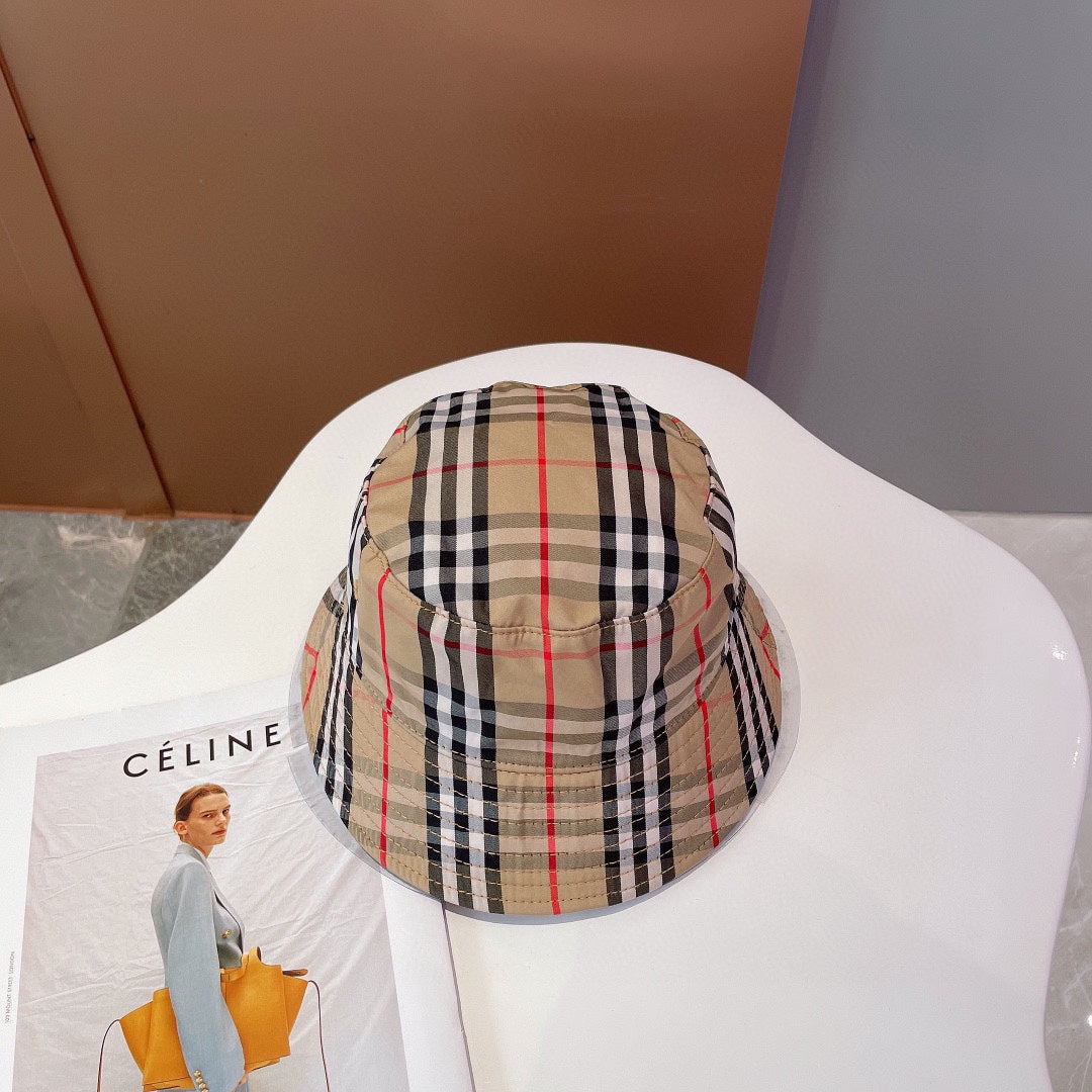 250527 New classic checkered fisherman's hat