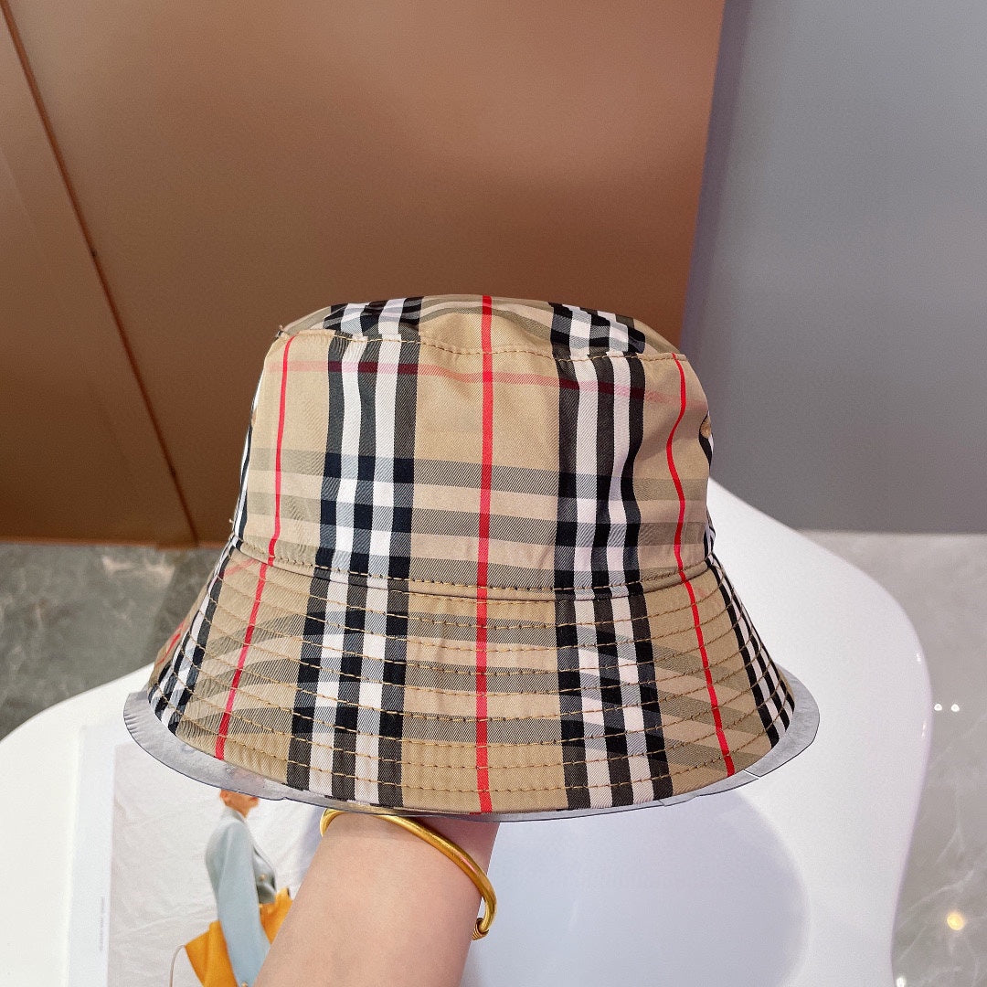 250527 New classic checkered fisherman's hat