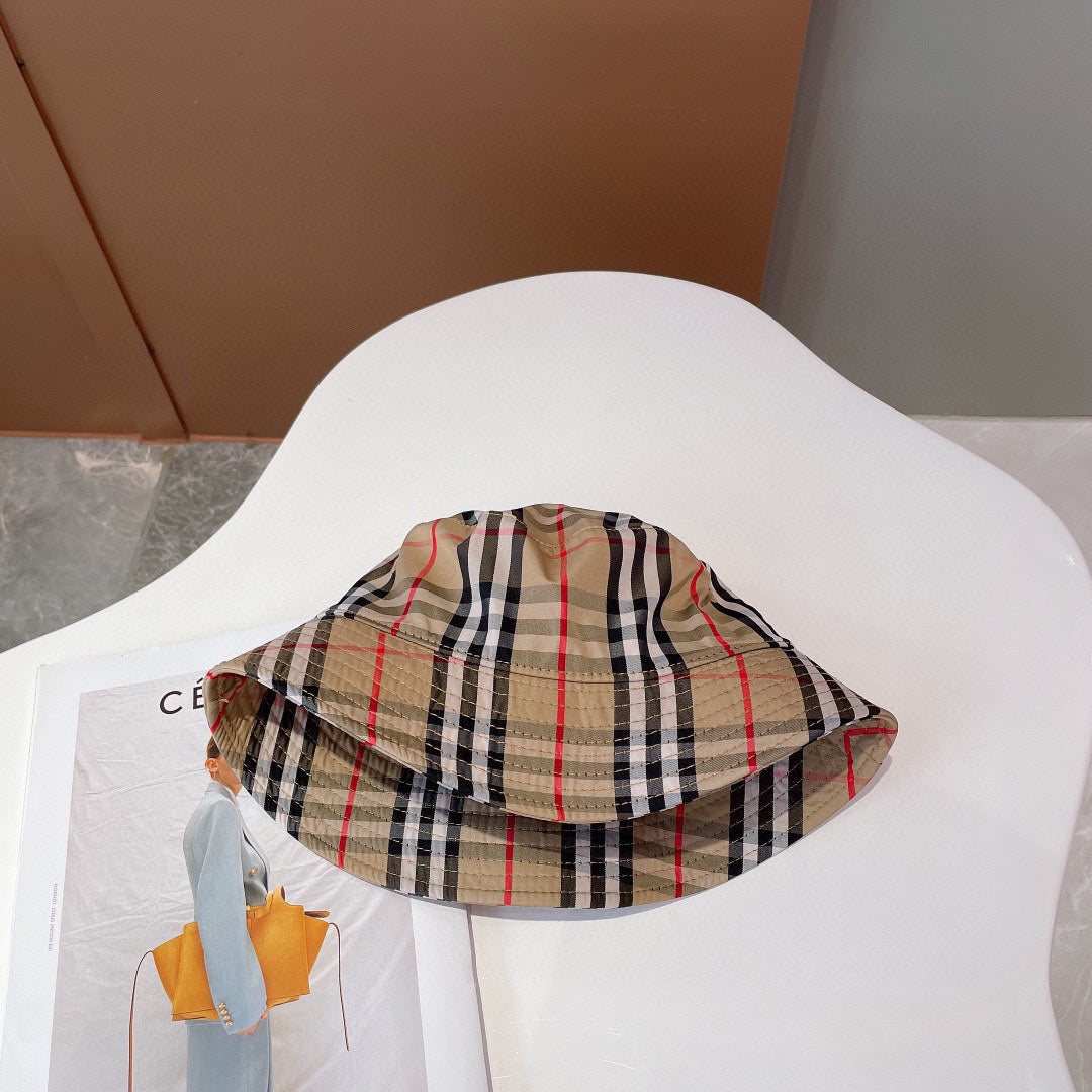 250527 New classic checkered fisherman's hat