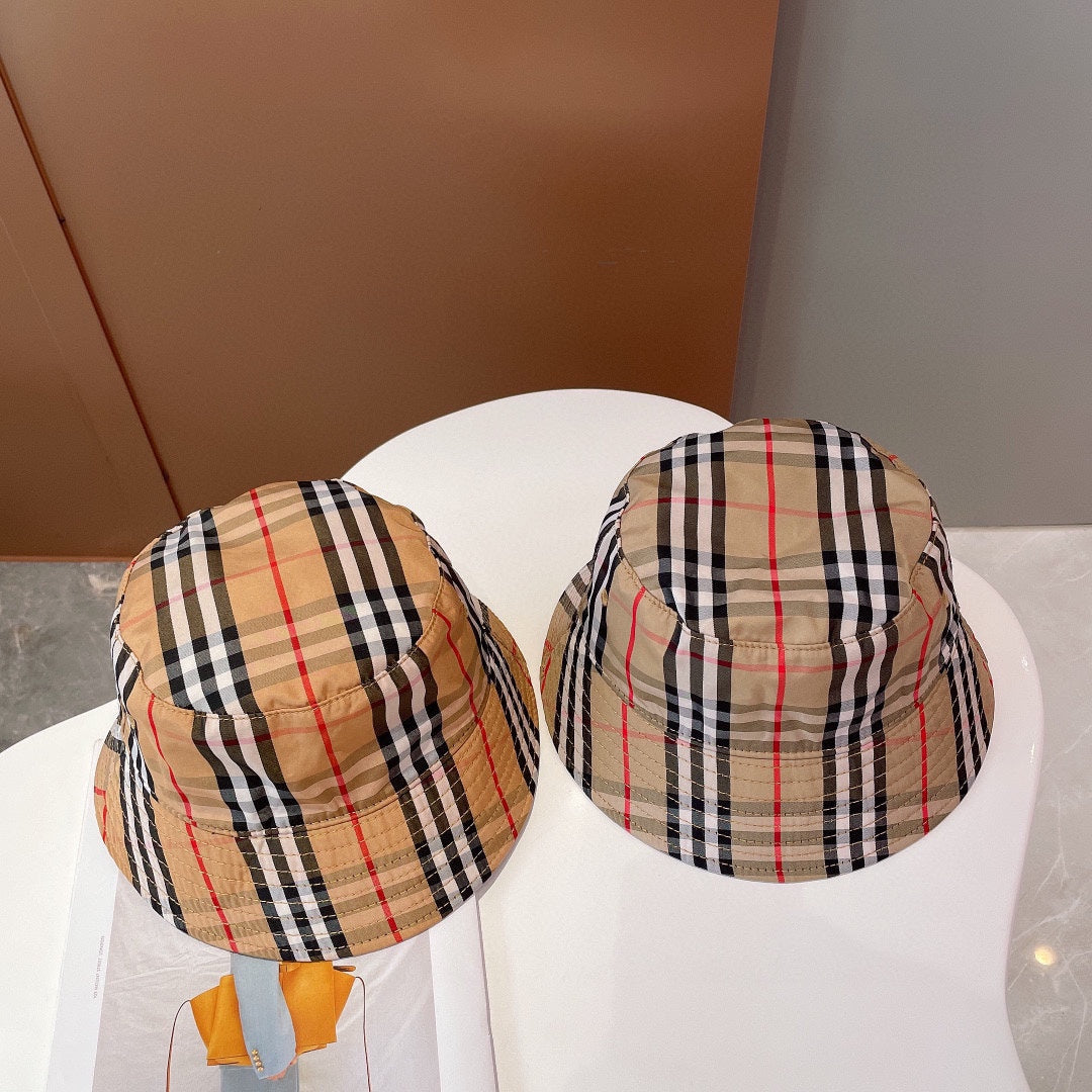 250527 New classic checkered fisherman's hat