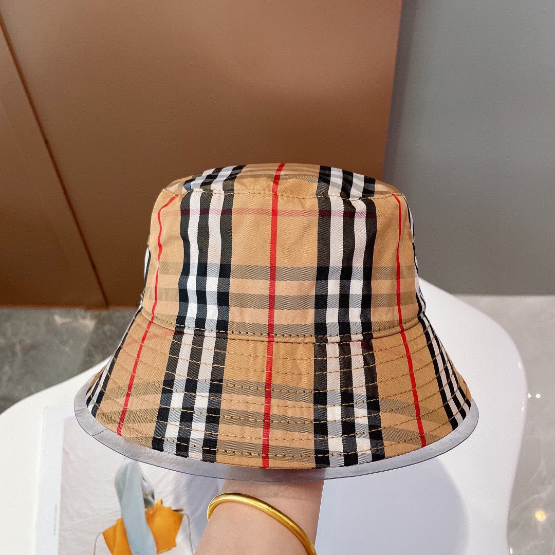 250527 New classic checkered fisherman's hat