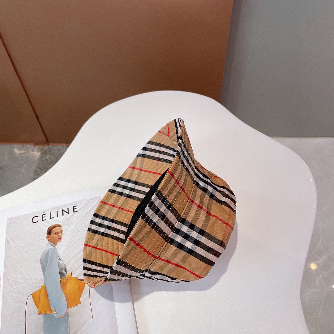 250527 New classic checkered fisherman's hat