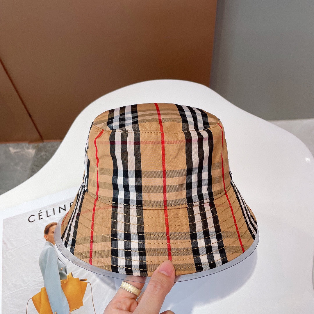 250527 New classic checkered fisherman's hat