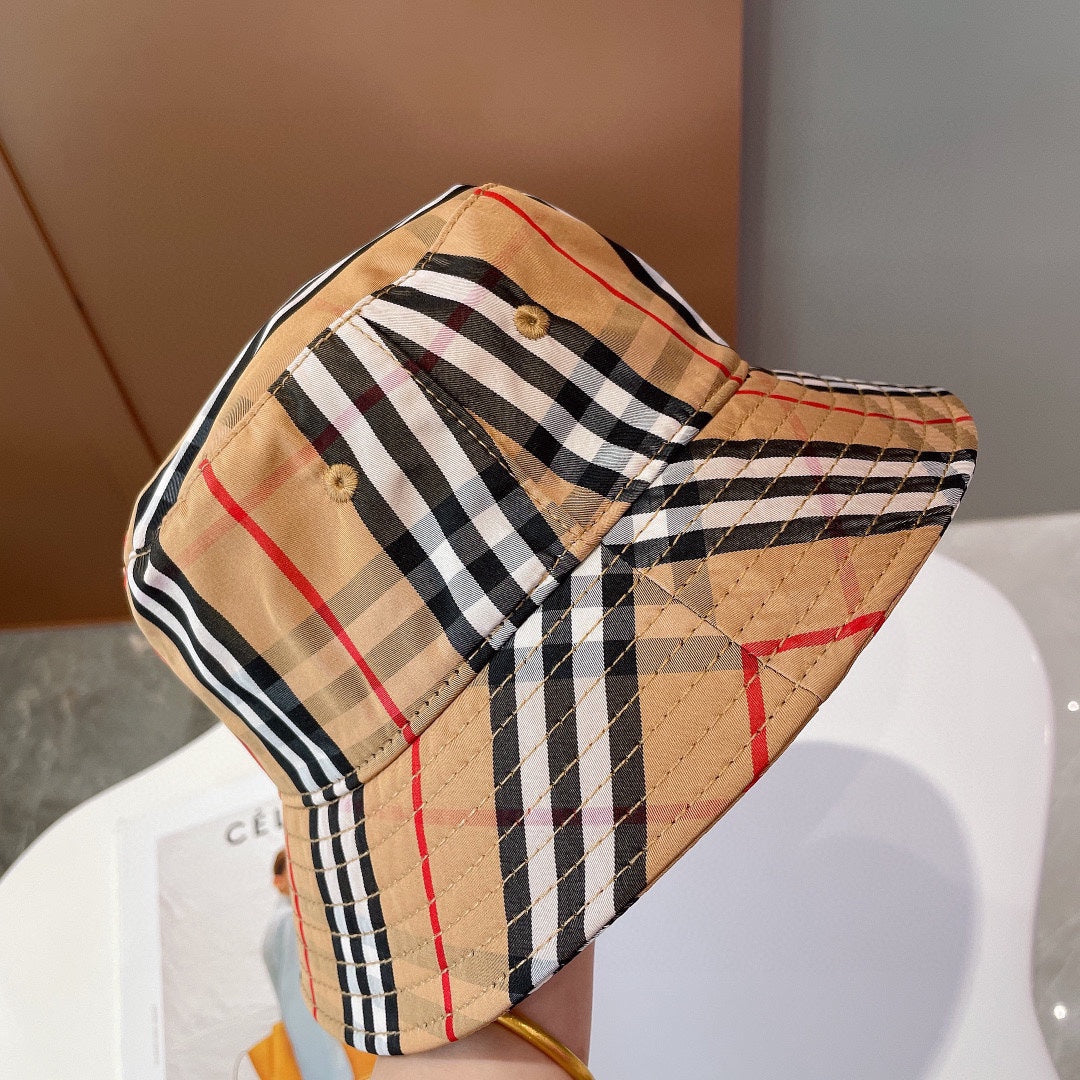 250527 New classic checkered fisherman's hat