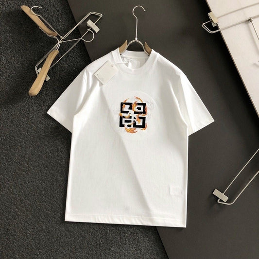 0528 Embroidered four-panel short sleeves