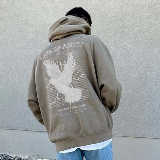 Life Of Faith Print Hoodie