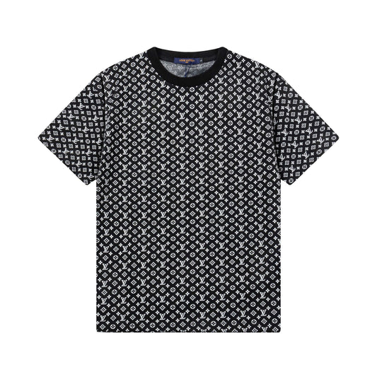 250305 New high quality printed patchwork T-shirt