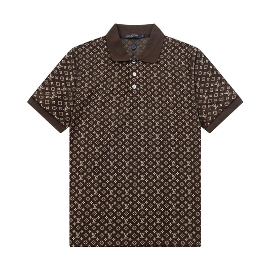 250305 New high quality jacquard fabric POLO shirt