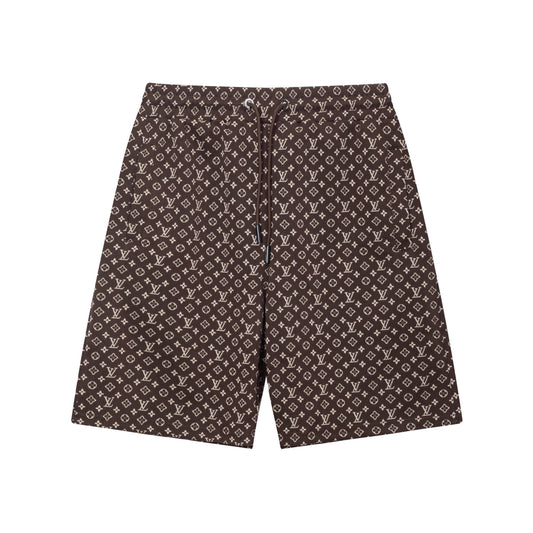 250313 New high quality knitted jacquard full print shorts