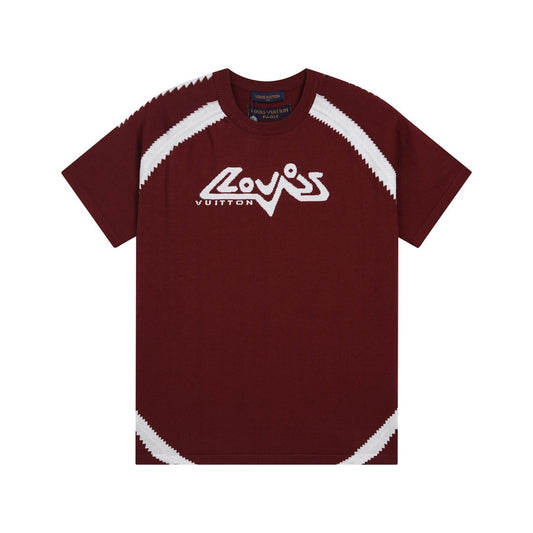 250313 New high quality jacquard knit T-shirt