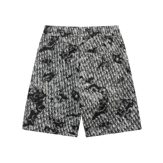 250408 New high-quality heavy jacquard fabric knitted shorts