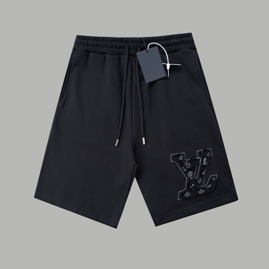 250520 New high-quality custom-made floral applioned shorts