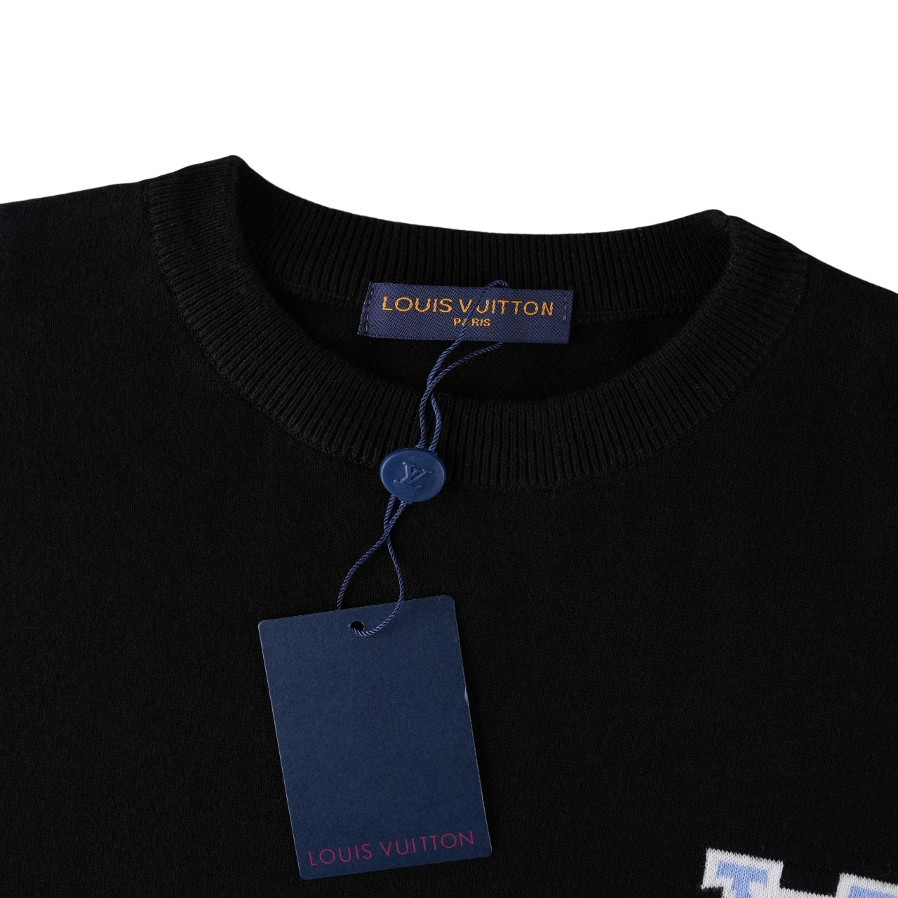 250617 New high-quality classic knitted round-neck sweater T-shirt